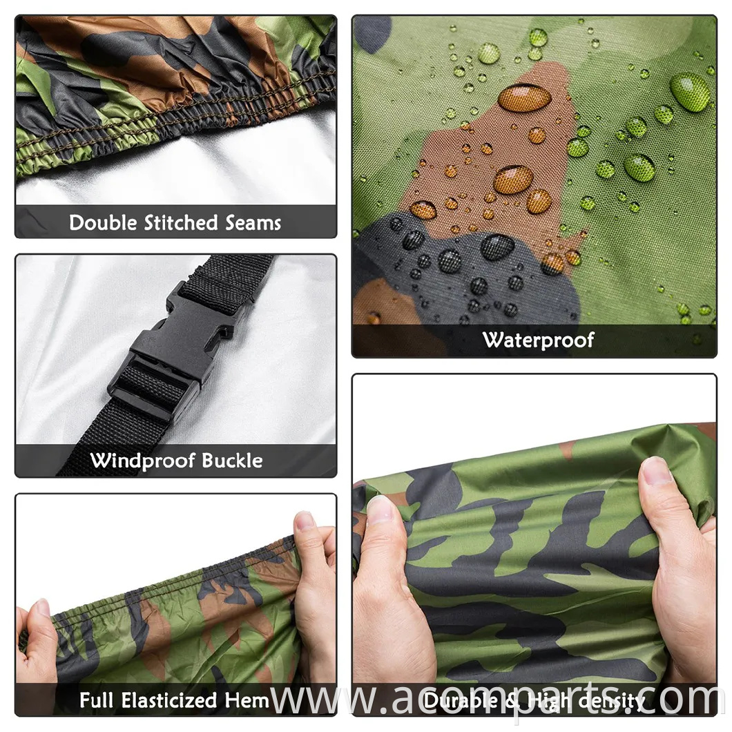 All-Weather Camouflage Design Waterproof Anti-UV Outdoor Car Cover